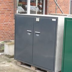 Beton-Sonderanfertigung einer Müllbox aus Ellerbek